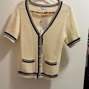 Heartloom Cream Knit Cardigan NWT